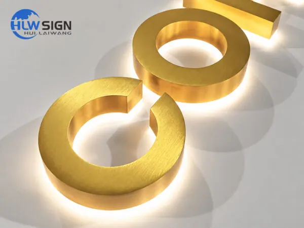 Logotipo LED retroiluminado premium 2