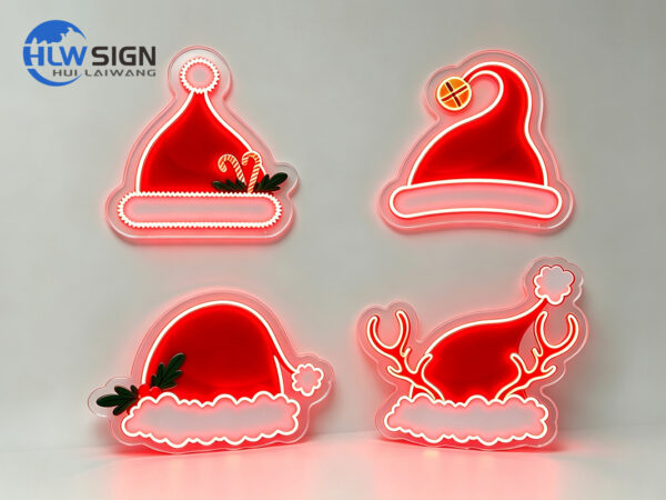 Christmas neon sign — view 2