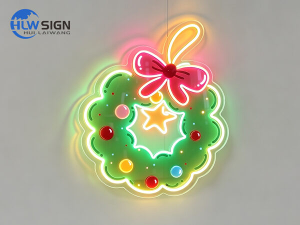 Christmas neon sign — view 3