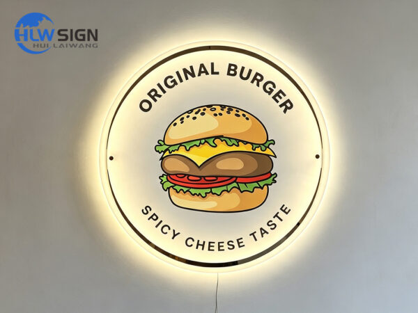 Acrylic Backlit Sign Shop Sign — view 2