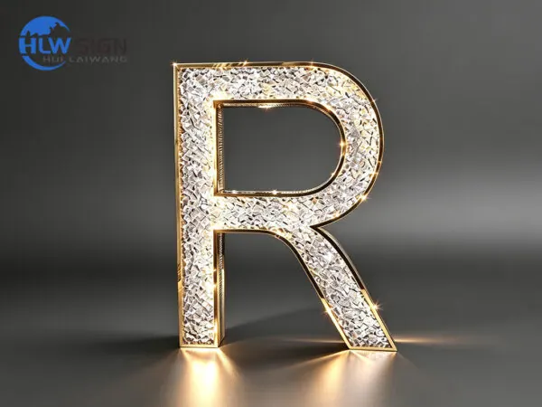 Enseigne diamant LED 2