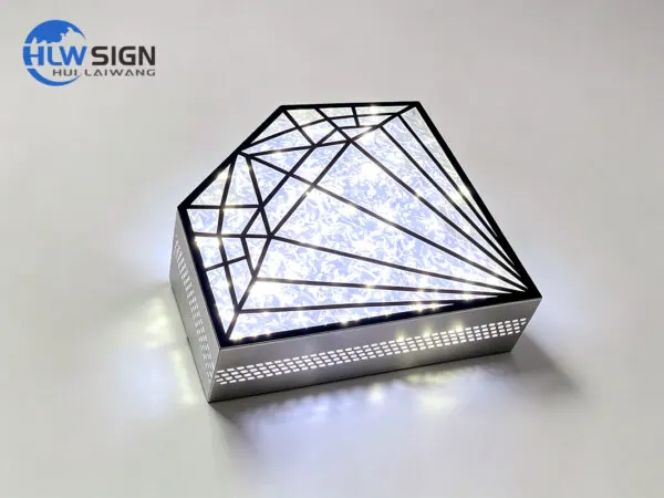 Enseigne diamant LED 5