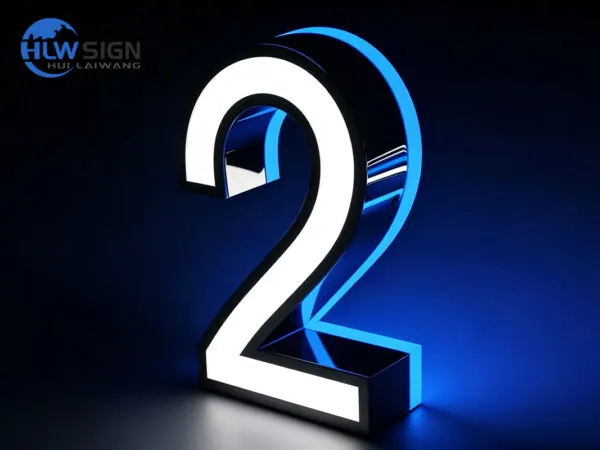 Letras luminosas de doble cara 2