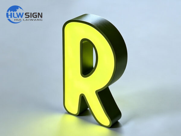 Stainless Steel Trim Front Lit Led Letters Outdoor — view 2