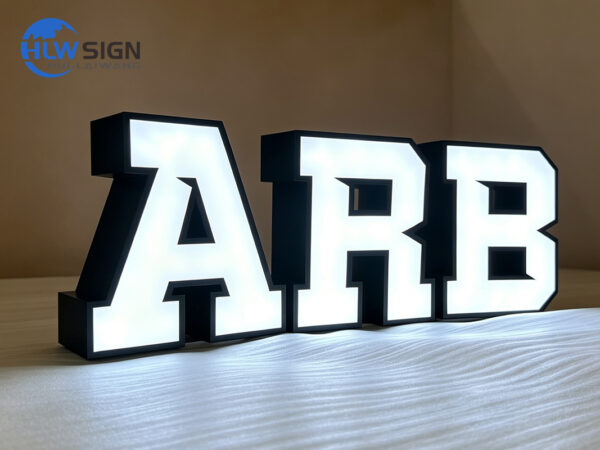 Stainless Steel Trim Front Lit Led Letters Outdoor — view 5