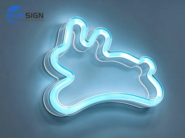 Letras de neón semicirculares 5