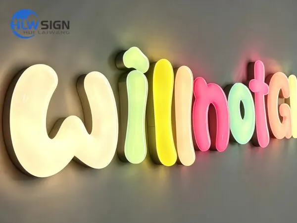 Letras acrílicas efecto jelly 4