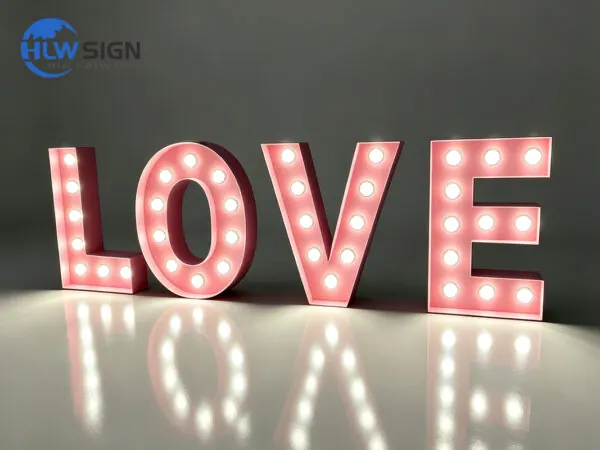 Letras marquesina de 4 ft
