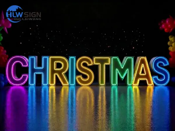 Rótulo de Feliz Navidad personalizado 2