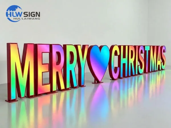 Rótulo de Feliz Navidad personalizado 3