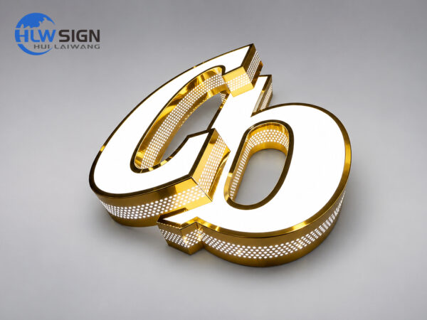 Custom Side-Perforated LED Channel Letters