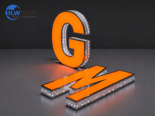 Custom Side-Perforated LED Channel Letters — view 3