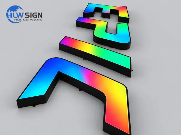 Letras RGB personalizadas 3